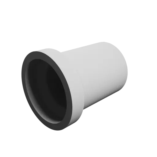 Tube adapter STL file ⌀ 110–90 mm (Length: 130 mm)