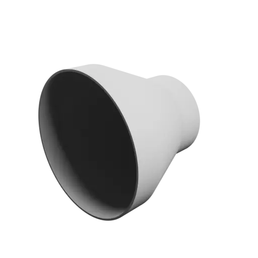 Tubing adapter STL file ⌀ 211–131 mm (Length: 180 mm)