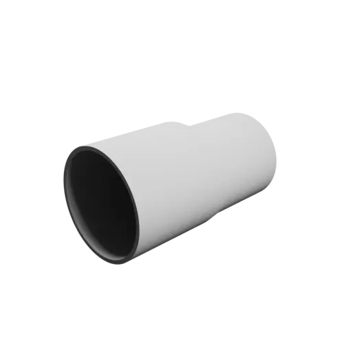 Tubing adapter STL 3D file ⌀ 108–93 mm (Length: 190 mm)