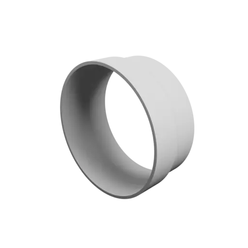 Tubing adapter STL file ⌀ 90–85 mm (Length: 39 mm)