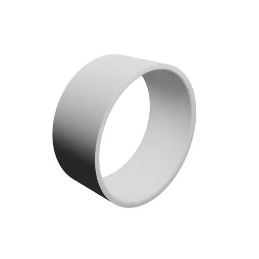 Washer / Flat Gasket STL file ⌀ID: 42 mm ⌀OD: 46 mm thickness: 20 mm + fillet