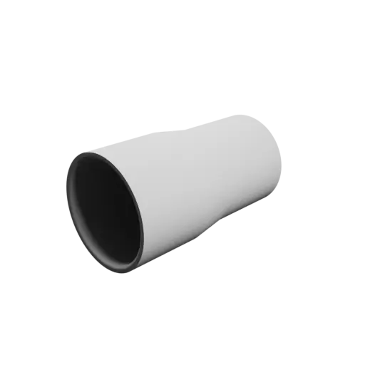Tubing adapter STL file ⌀ 56–50 mm (Length: 100 mm)
