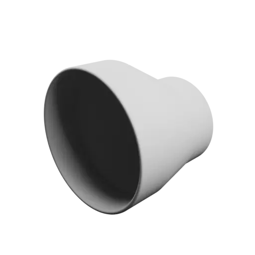 Tube adapter STL 3D file ⌀ 102–67 mm (Length: 78 mm)