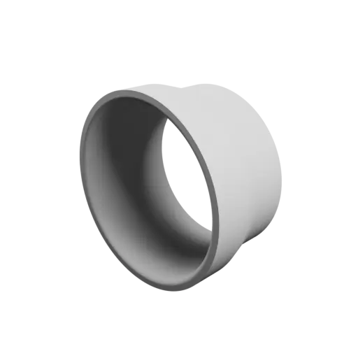 Tubing adapter STL file ⌀ 57–51 mm (Length: 30 mm)