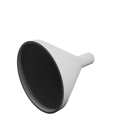 Tube adapter STL 3D file ⌀ 100–20 mm (Length: 110 mm)