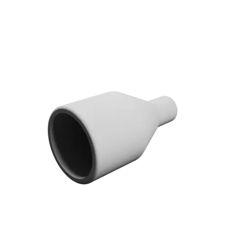 Tubing adapter STL 3D file ⌀ 24–10 mm (Length: 45 mm)