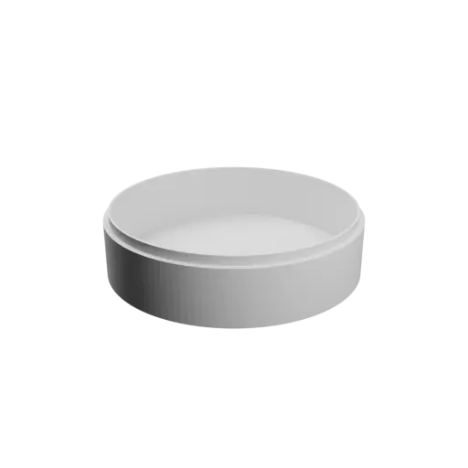 fichier 3D STL Boîte ronde avec couvercle ⌀ 141 mm - Hauteur: 40 mm, Coque: 4 mm