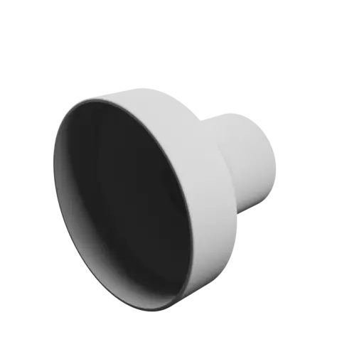 Tubing adapter STL file ⌀ 115–62 mm (Length: 100 mm)