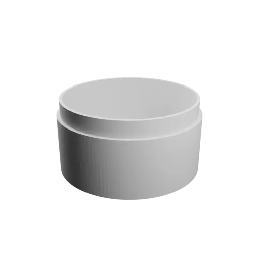 fichier 3D STL Boîte ronde avec couvercle ⌀ 45 mm - Hauteur: 25 mm, Coque: 2 mm