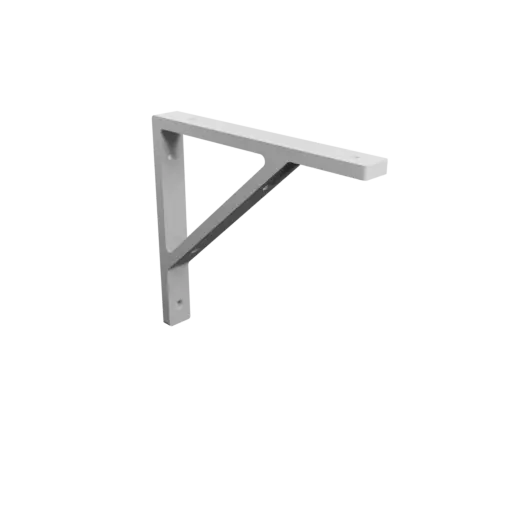 L-bracket 180×160 mm STL file, thickness 8 mm, hole diameter 5 mm