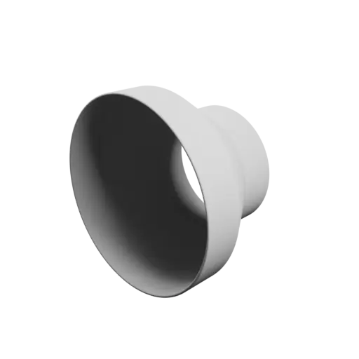 Tube adapter STL file ⌀ 151–98 mm (Length: 100 mm)