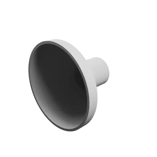 Tube adapter STL 3D file ⌀ 70–25 mm (Length: 50 mm)