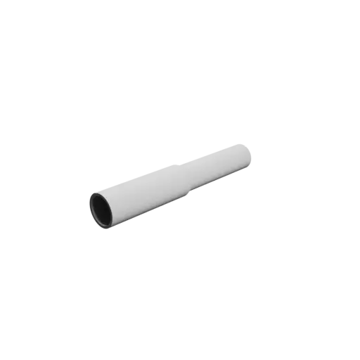 Tube adapter STL 3D file ⌀ 25–21 mm (Length: 148 mm)