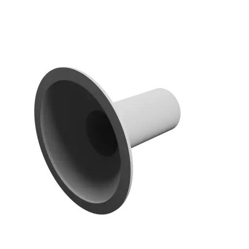 Tubing adapter STL file ⌀ 250–90 mm (Length: 225 mm)