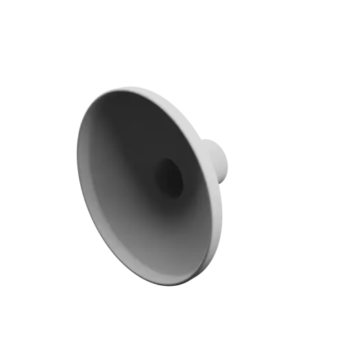 Tube adapter STL 3D file ⌀ 150–40 mm (Length: 83 mm)