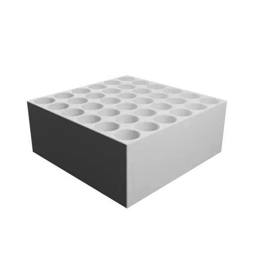 Multi-compartment box STL file: 36 compartments of 17×17×45 mm