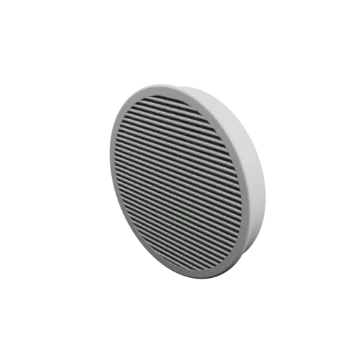 Round air vent STL file ∅ 152 mm, slat angle: 13°