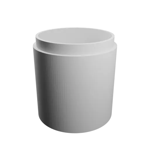 Round box with lid STL file ⌀ 45 mm - Height: 50 mm, Shell: 3 mm