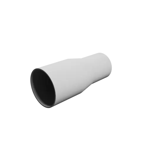 Tube adapter STL 3D file ⌀ 200–160 mm (Length: 450 mm)