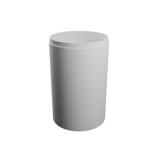 Round box with lid STL file ⌀ 65 mm - Height: 102 mm, Shell: 2 mm