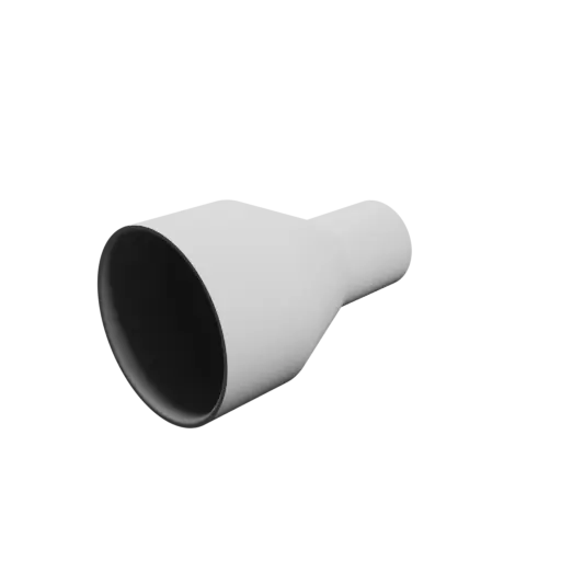 Tube adapter STL file ⌀ 183–97 mm (Length: 300 mm)