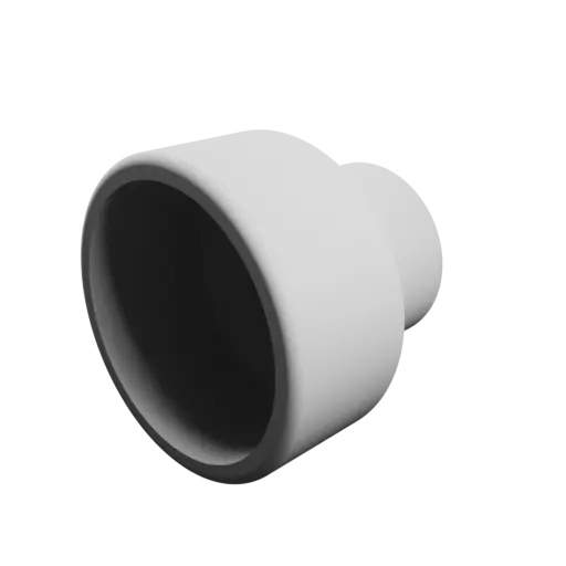Tube adapter STL 3D file ⌀ 55–35 mm (Length: 50 mm)