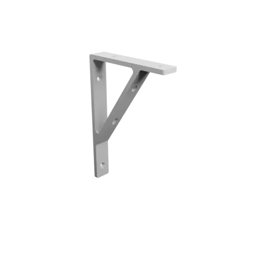 Support bracket 110×160 mm STL 3D file, thickness 5 mm, hole diameter 5 mm