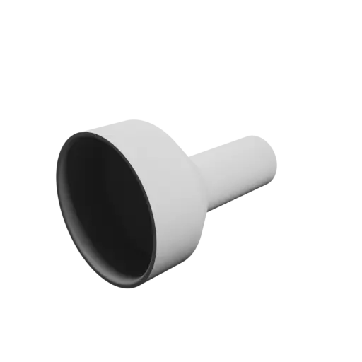 Tubing adapter STL file ⌀ 80–32 mm (Length: 110 mm)