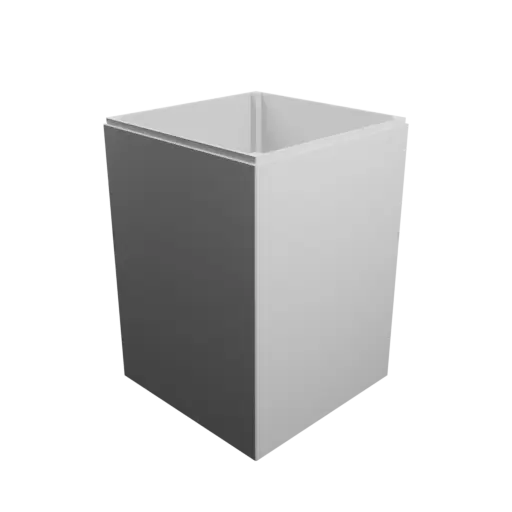 Enclosure with screw-mounted lid STL file: 170×170×270 mm