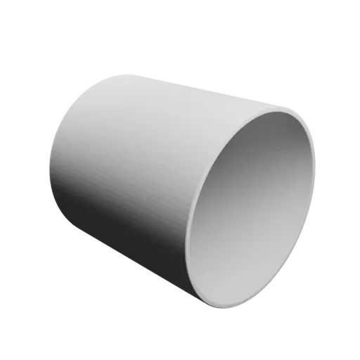 Pot STL file, inner: base Ø73 mm, top Ø73 mm, height 80 mm - wall thickness 2 mm