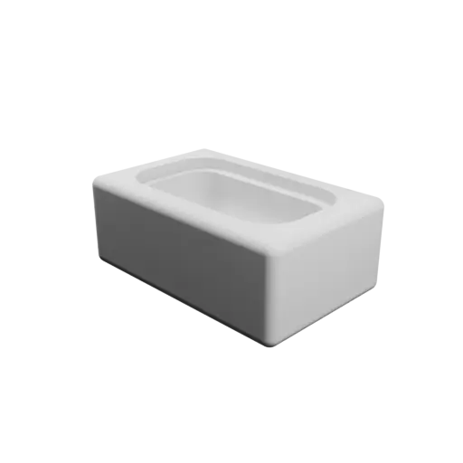 Single compartment box with colored ring STL 3D file – Dimensions: 15×7.5×5 mm
