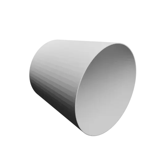 Bowl STL 3D file, inner: base Ø85 mm, top Ø110 mm, height 100 mm - wall thickness 1 mm