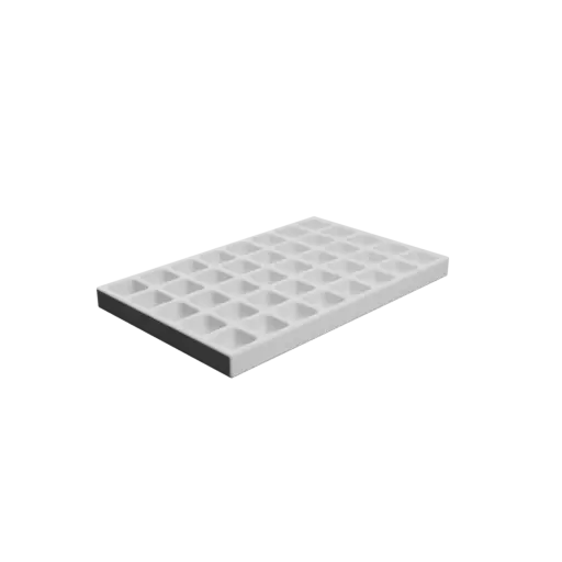 Multi-compartment box STL file: 40 compartments of 10×10×5 mm