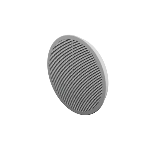 3D Model Round air vent STL file ∅&nbsp;250&nbsp;mm, slat angle:&nbsp;10° with central reinforcement