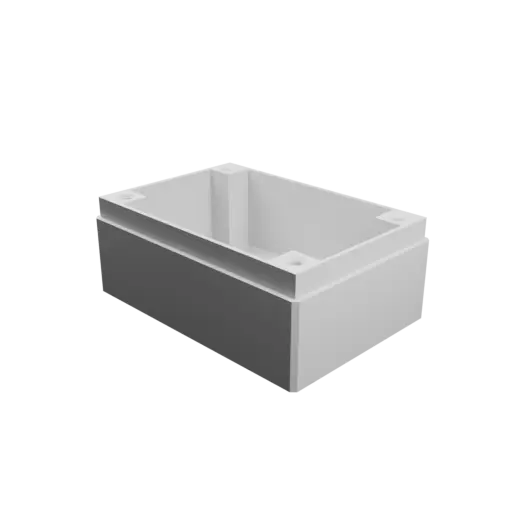 fichier 3D STL Boîtier avec couvercle vissé : 64×44×29 mm (avec aération sur le couvercle)