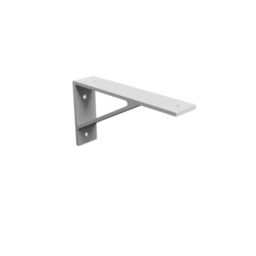 Corner bracket 200×110 mm STL file, thickness 5 mm, hole diameter 6 mm