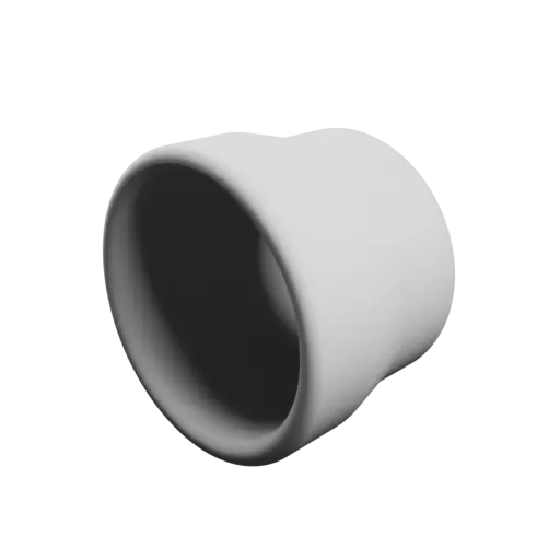 Tubing adapter STL file ⌀ 38–34 mm (Length: 28 mm)