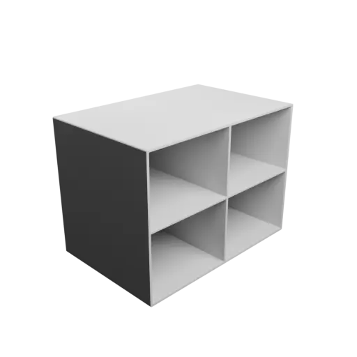 fichier 3D STL Casier de rangement 4 tiroirs 110×80×150 mm, épaisseur: 3 mm