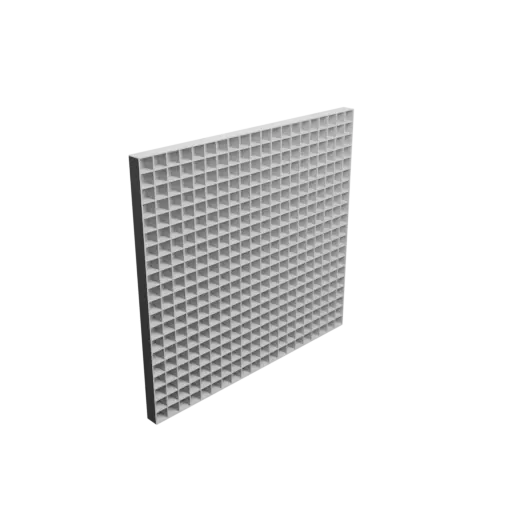 Small parts organizer with 400 drawers 20×20×20 mm STL file, thickness: 2 mm