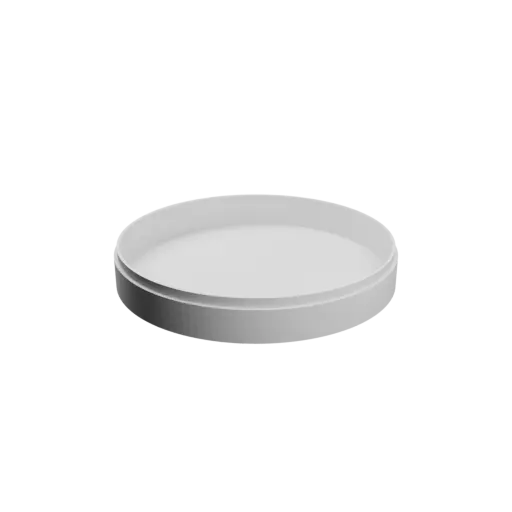 Round box with lid STL 3D file ⌀ 150 mm - Height: 25 mm, Shell: 3 mm