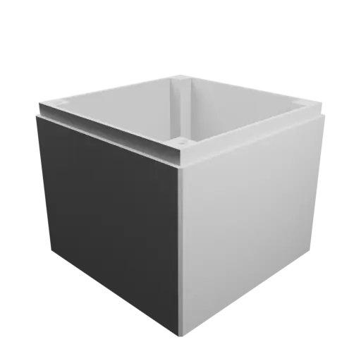 fichier 3D STL Boîtier avec couvercle vissé : 80×80×70 mm (avec aération sur le couvercle et sous le boîtier)