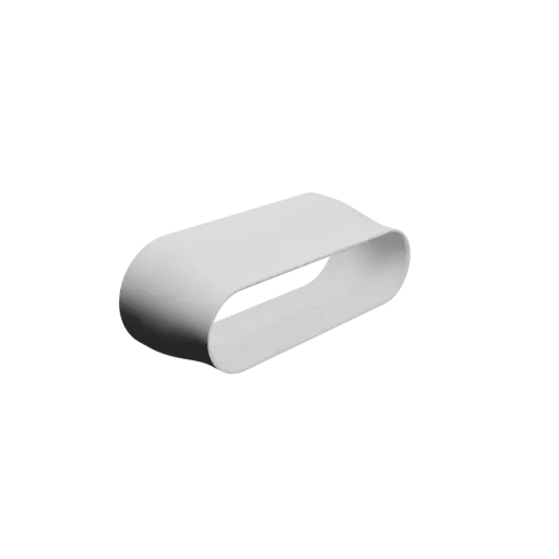 fichier 3D STL Adaptateur de tuyau ovale 140x50mm vers 130x35mm - transition: 40mm