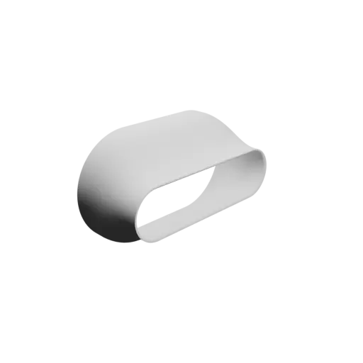 fichier STL Adaptateur de tube ovale 140x80mm vers 130x35mm - transition: 40mm