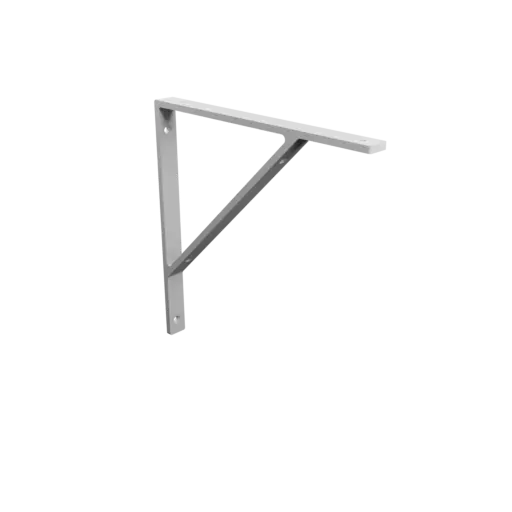 Support bracket 250×250 mm STL 3D file, thickness 6 mm, hole diameter 6 mm
