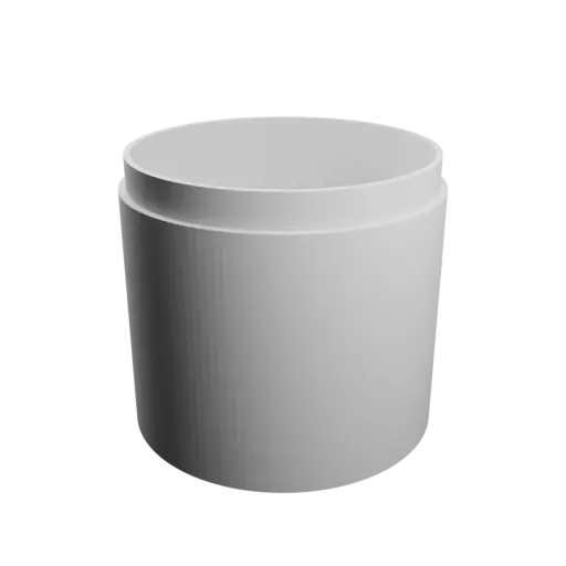 Round box with lid STL 3D file ⌀ 48 mm - Height: 45 mm, Shell: 2 mm