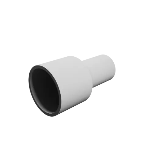 Tubing adapter STL file ⌀ 50–32 mm (Length: 90 mm)
