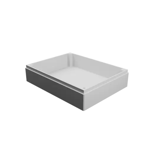 fichier STL Boîtier avec couvercle vissé : 134×104×44 mm