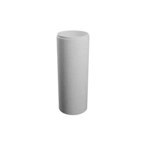 fichier STL Boîte ronde avec couvercle ⌀ 72 mm - Hauteur: 190 mm, Coque: 3 mm