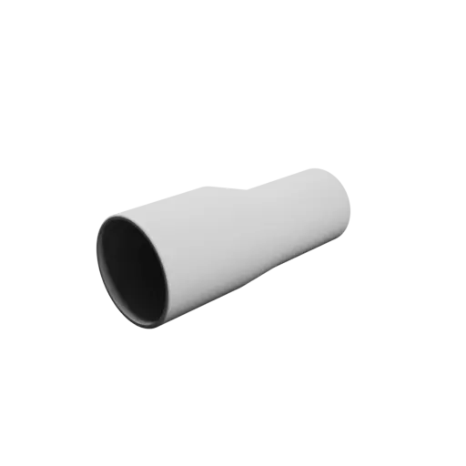 Tube adapter STL 3D file ⌀ 100–79 mm (Length: 240 mm)