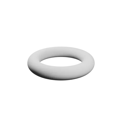 O-ring STL 3D file ID 18 × CS 5 mm